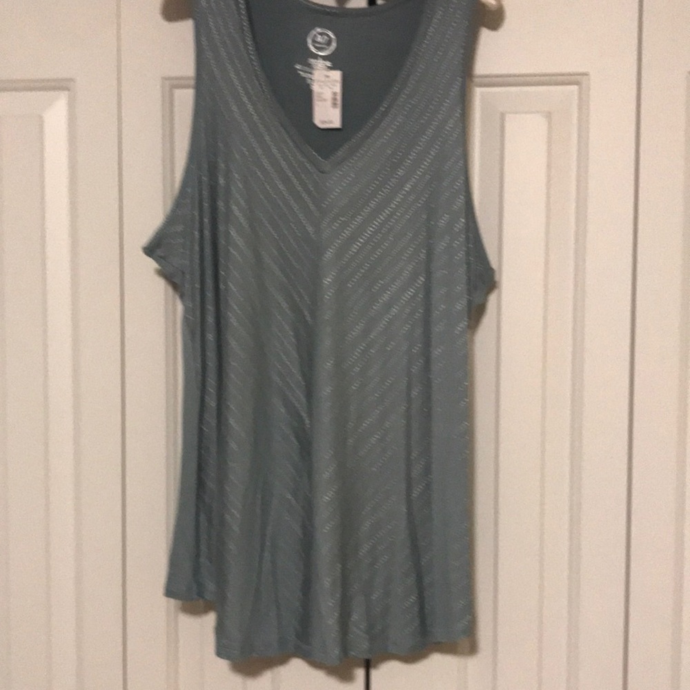 Blue tank top
